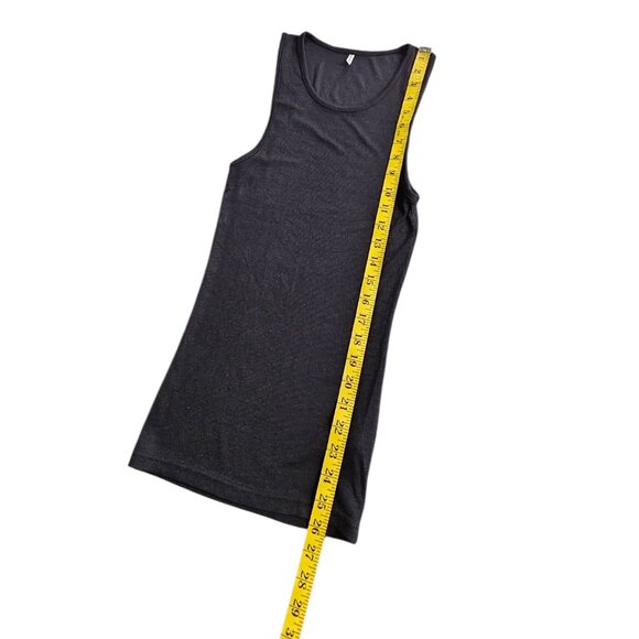 Alphalete Womens Ribbed Stretch Scoop Neck Tank Top, Basic, Size M - Picture 9 of 9